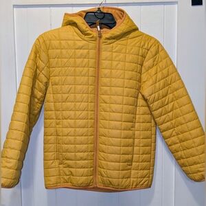 Cat & Jack Large Yellow Quilted Puffer Jacket